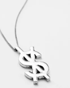 Flash Sale Ksubi 925 Dripps Cross Dollar Necklace