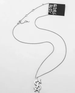 Flash Sale Ksubi 925 Dripps Cross Dollar Necklace