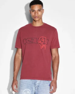 Cheap Ksubi 999 Skull Kash Ss Tee Blood