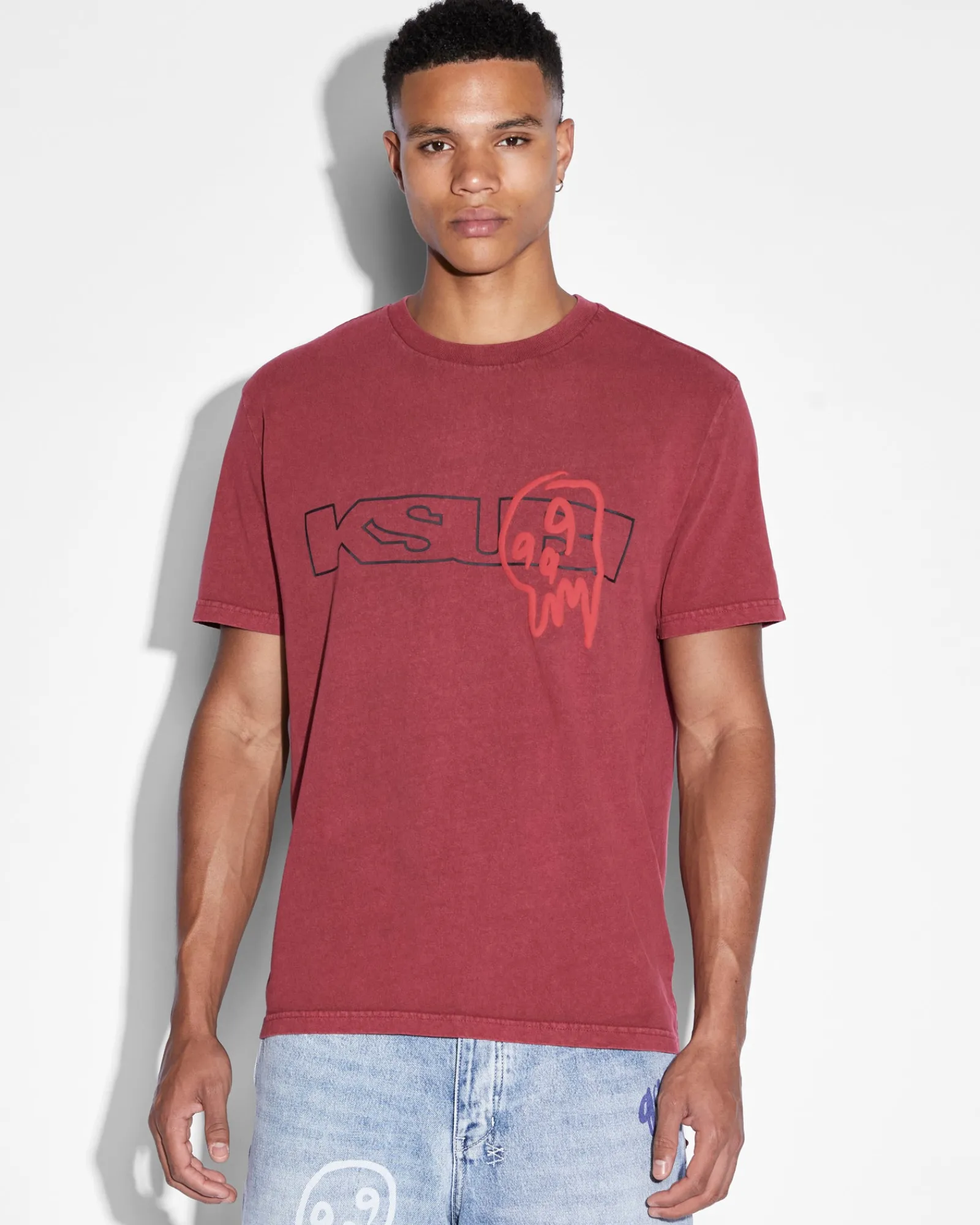 Flash Sale Ksubi 999 Skull Kash Ss Tee Blood