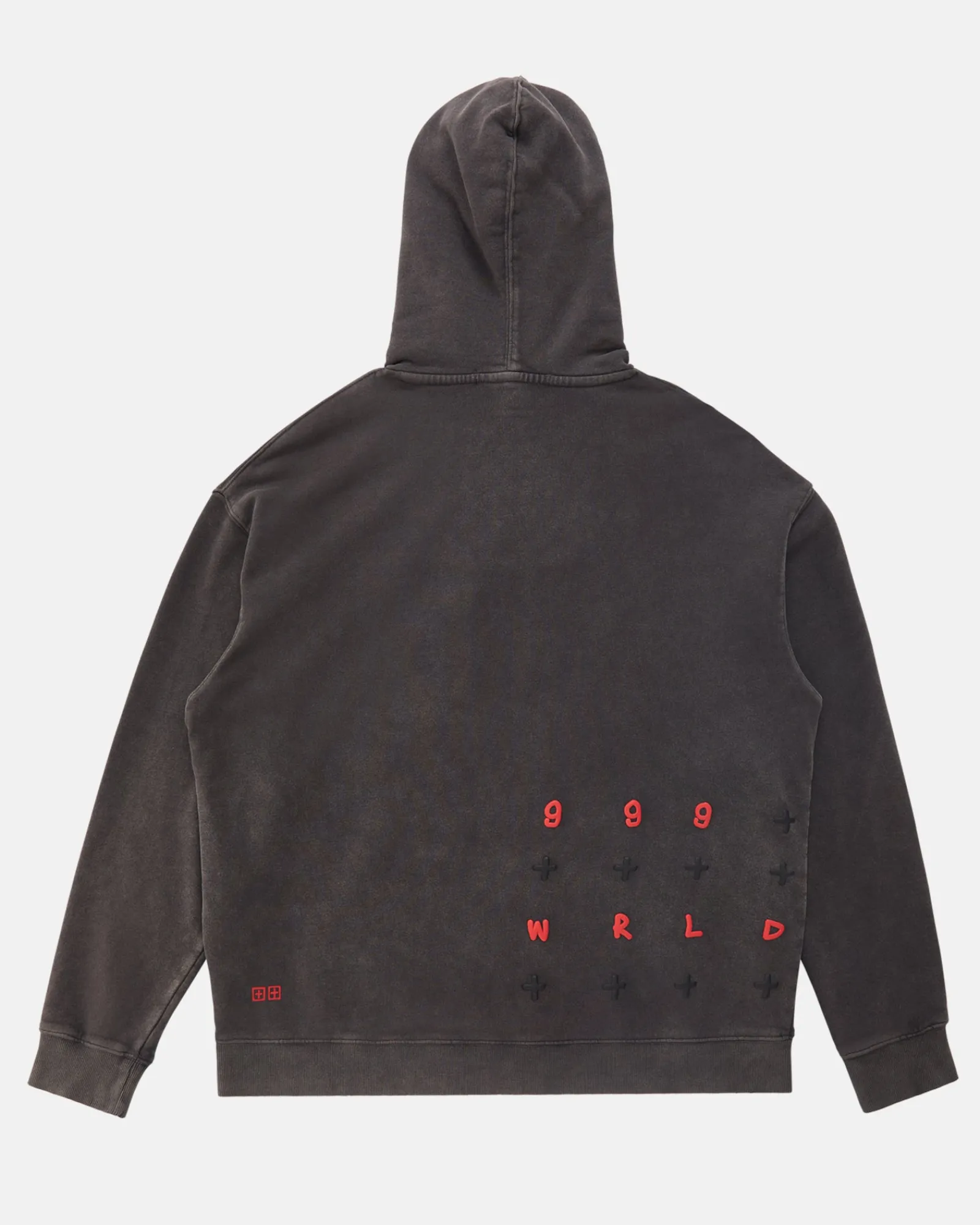 Store Ksubi 999 Wrld Biggie Hoodie Faded Black