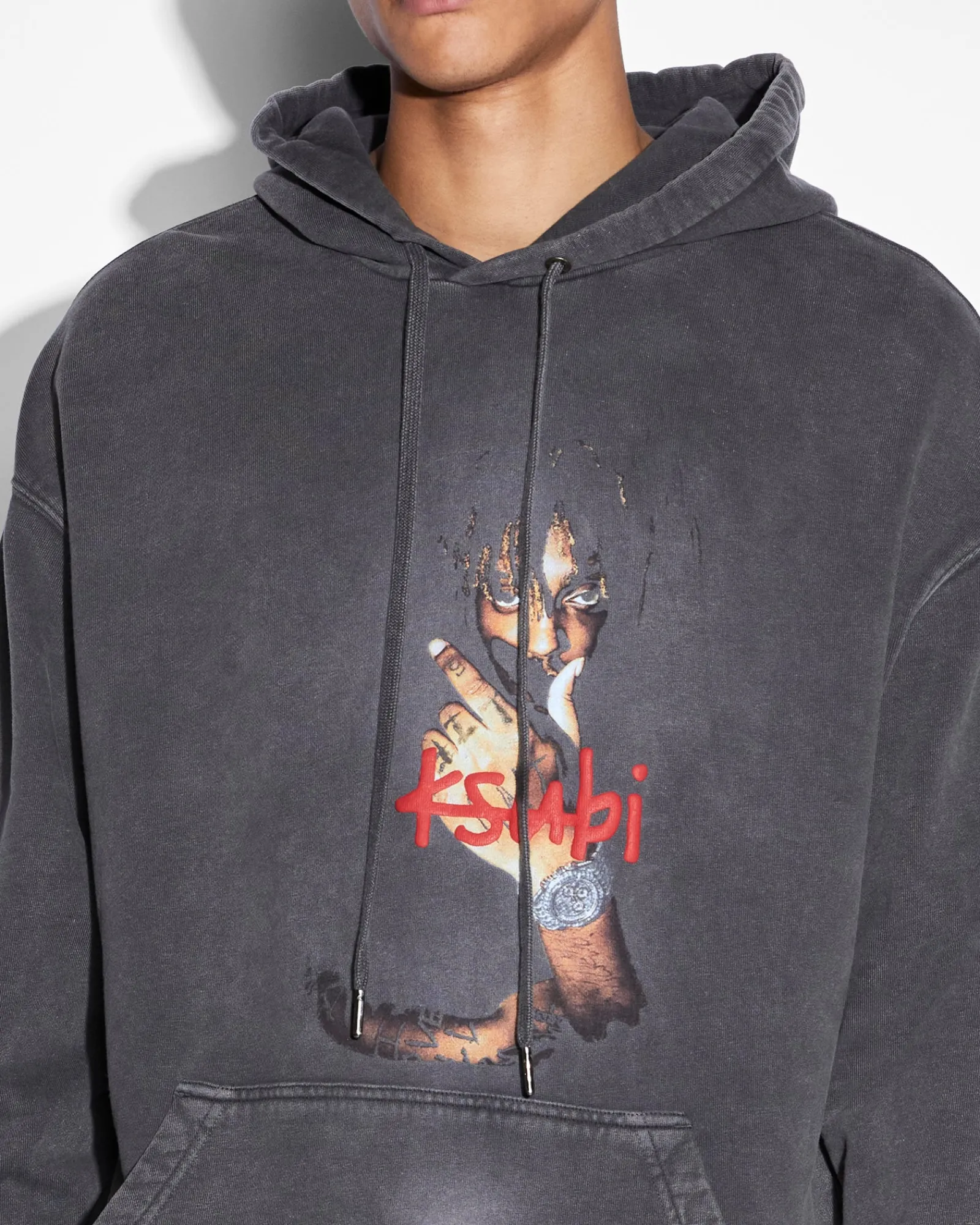 Store Ksubi 999 Wrld Biggie Hoodie Faded Black
