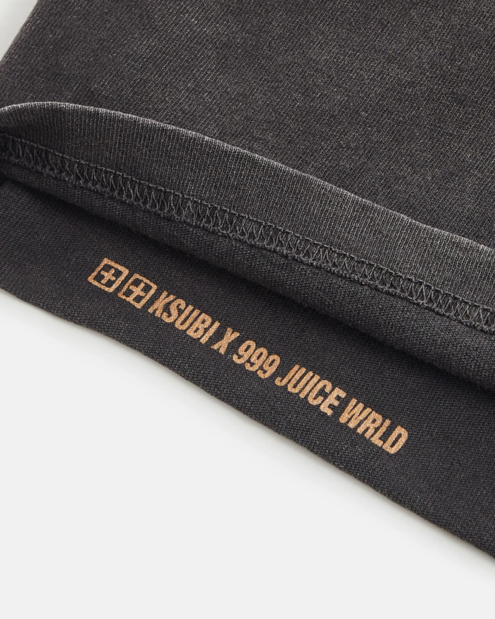 Discount Ksubi 999 Wrld Biggie Ss Tee Faded Black