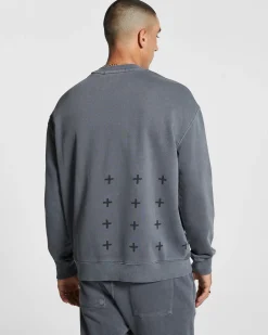 Sale Ksubi 4 X 4 Biggie Crew Charcoal