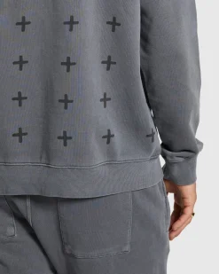 Sale Ksubi 4 X 4 Biggie Crew Charcoal