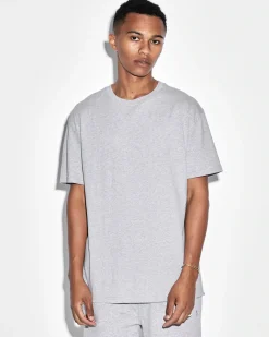 Outlet Ksubi 4 X 4 Biggie Ss Tee Grey Marle