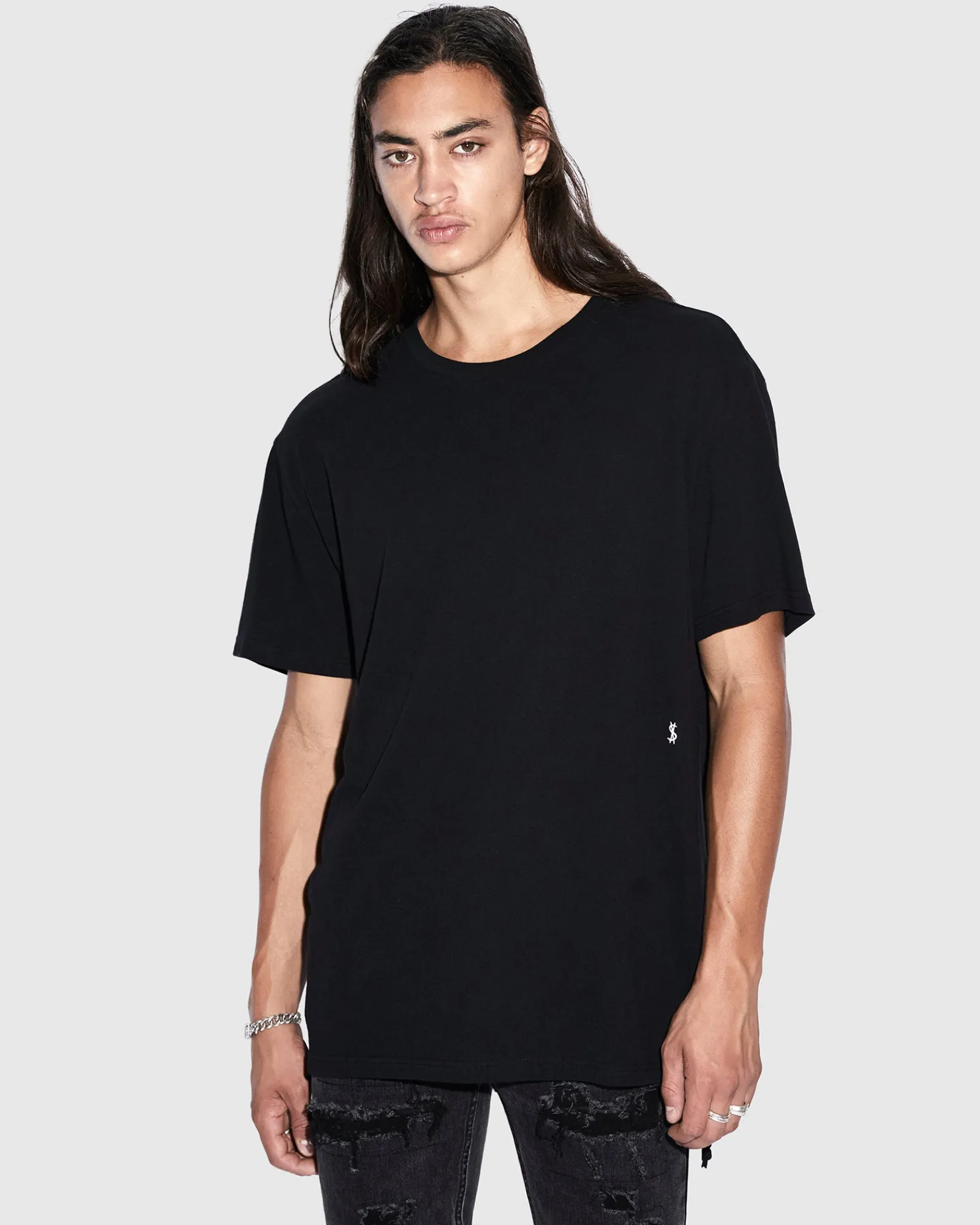 Sale Ksubi 4 X 4 Biggie Ss Tee Jet Black