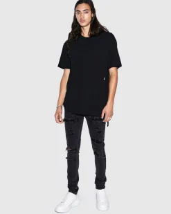 Sale Ksubi 4 X 4 Biggie Ss Tee Jet Black