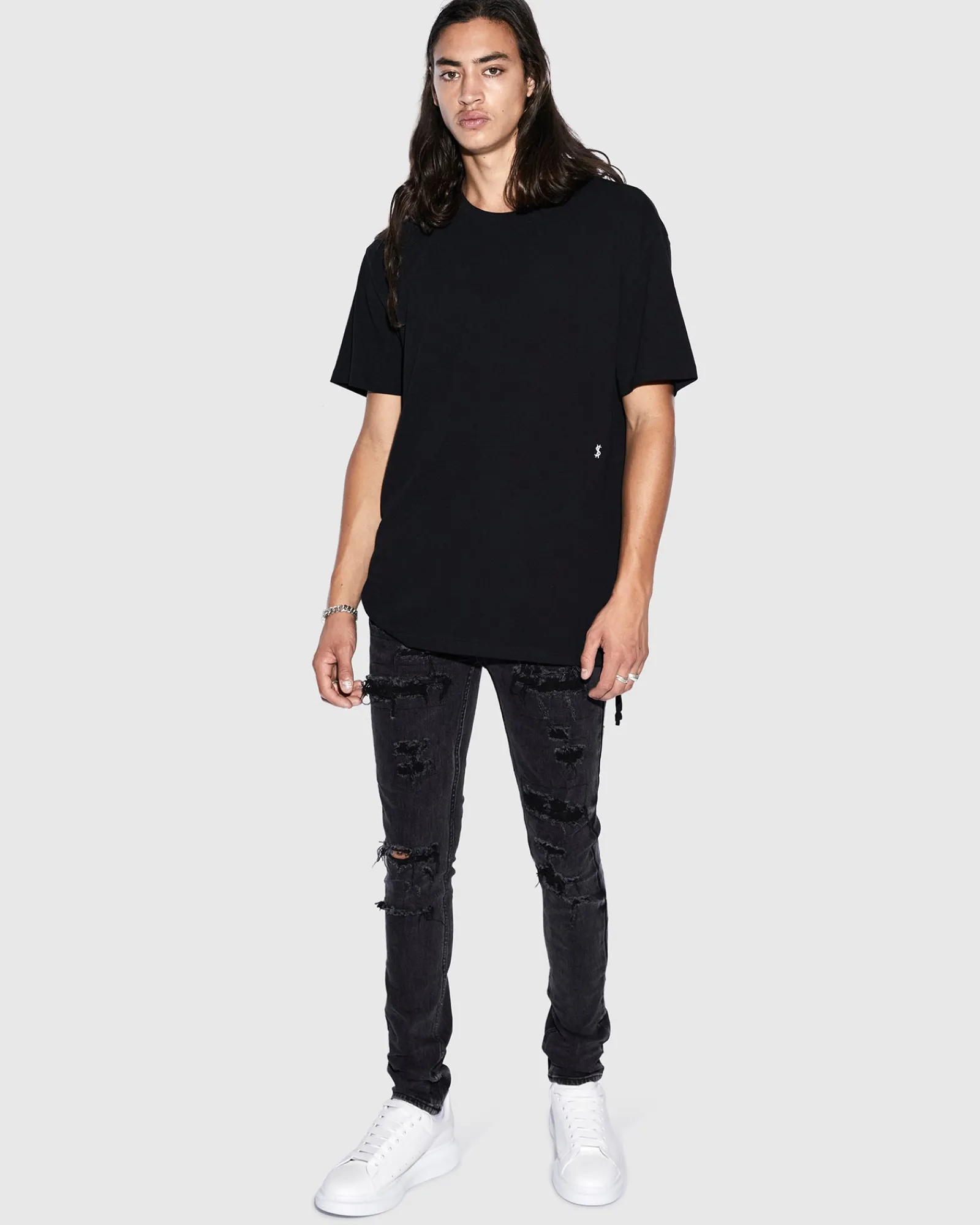 Sale Ksubi 4 X 4 Biggie Ss Tee Jet Black