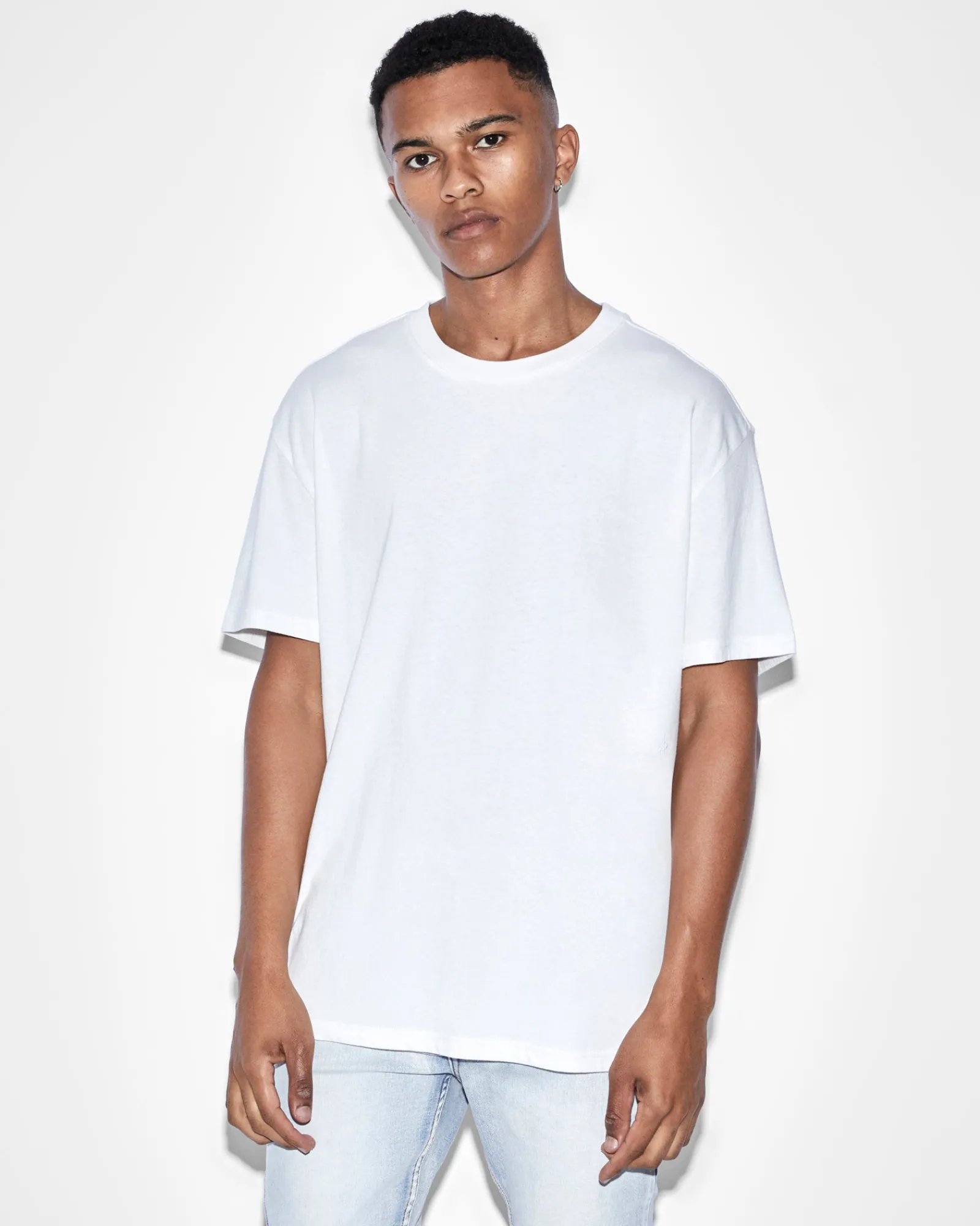 Shop Ksubi 4 X 4 Biggie Ss Tee White Orange