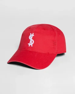 Store Ksubi 4 X 4 Cross Dollar Cap Red