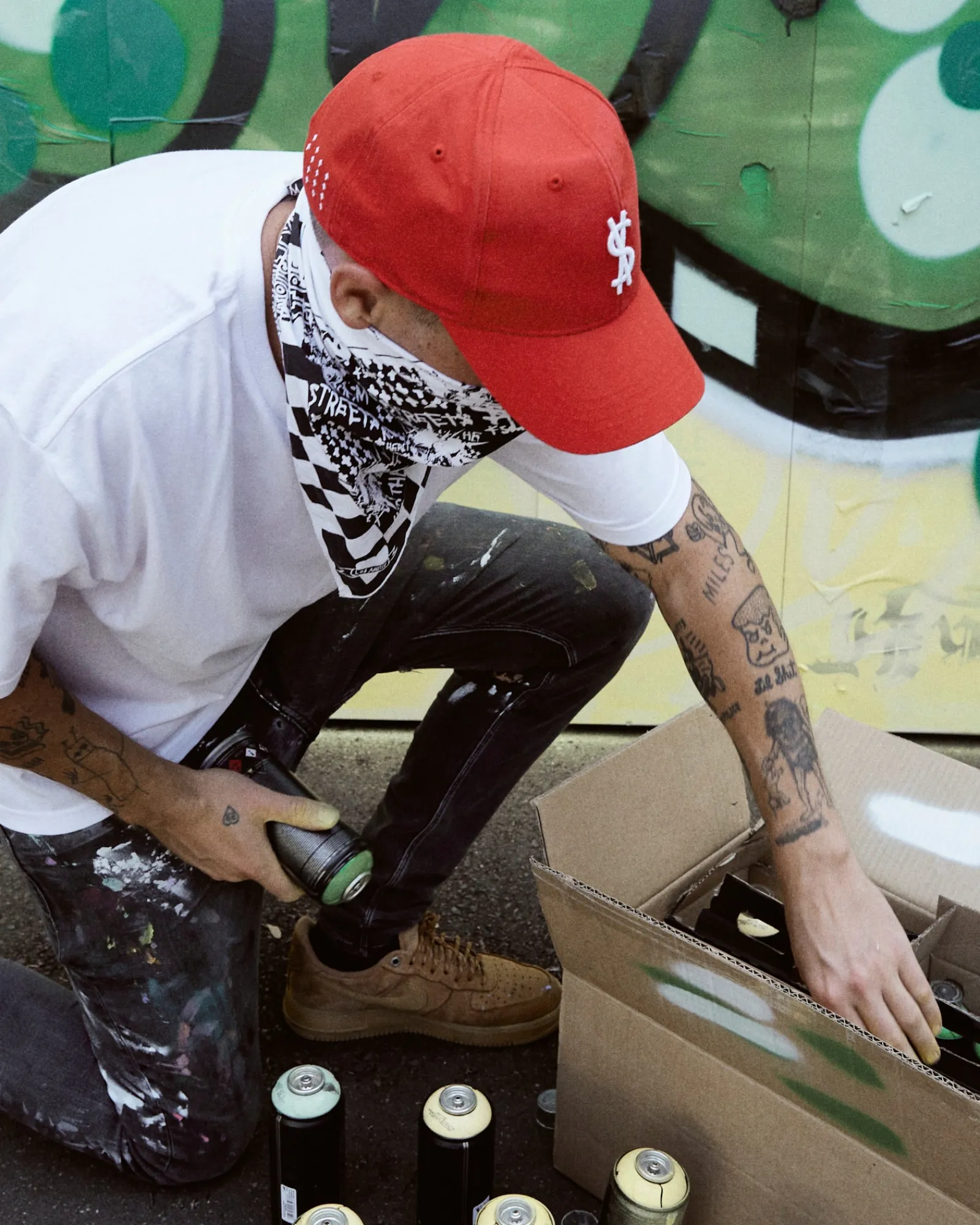 Store Ksubi 4 X 4 Cross Dollar Cap Red