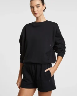 Clearance Ksubi 3 X 4 Klassic Crew Jet Black