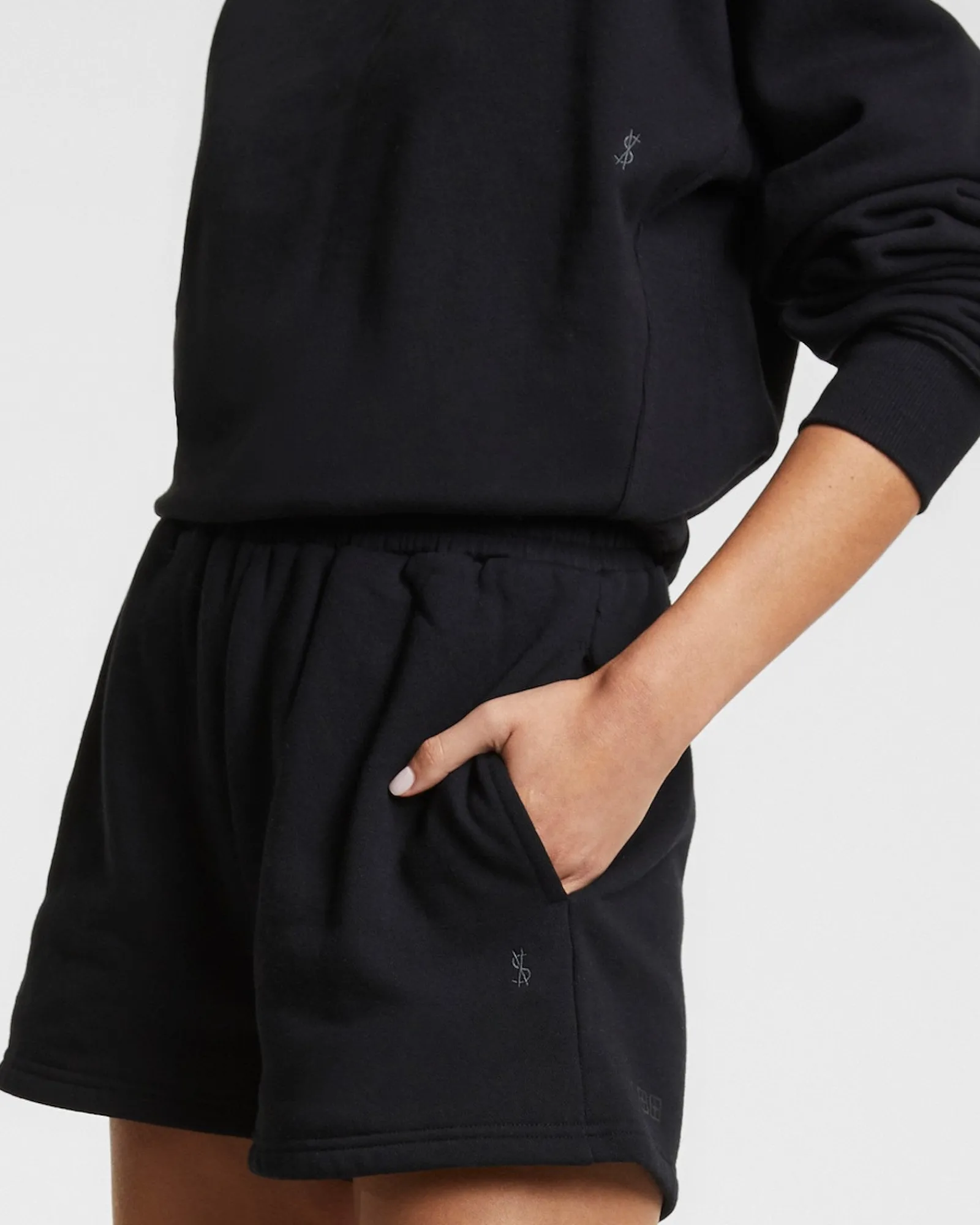 New Ksubi 3 X 4 Trak Short Jet Black