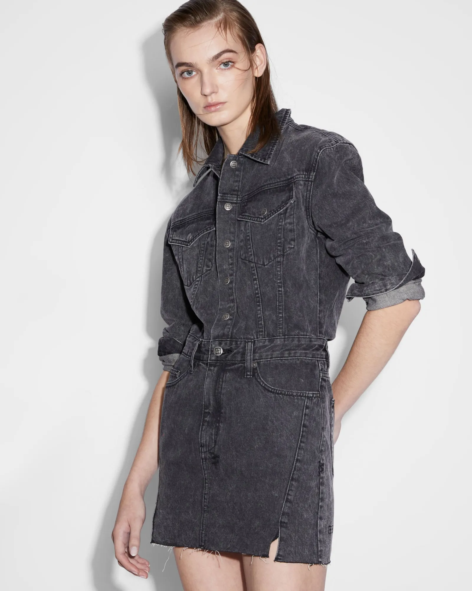 Cheap Ksubi Altitude Boilerdress Shadow