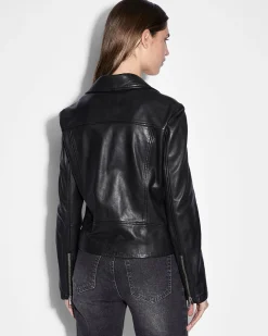 Outlet Ksubi Amplify Leather Jacket Black