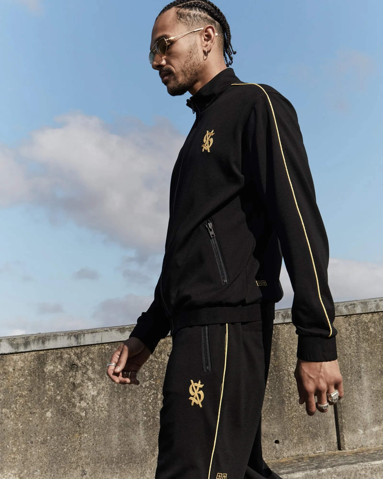 Online Ksubi Antidote Trak Jacket Black/Yellow