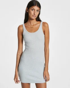 Online Ksubi Arise Tank Dress Grey Marle
