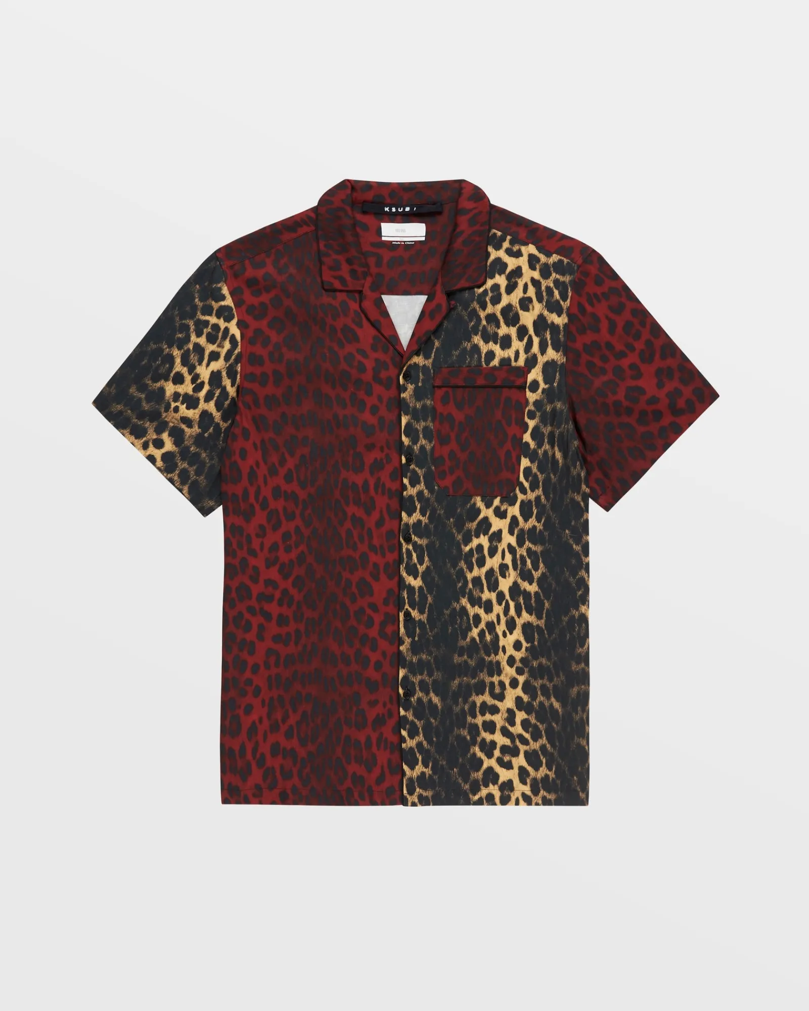 New Ksubi Big Kat Resort Ss Shirt 2 Tone