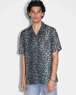 Sale Ksubi Big Kat Resort Ss Shirt Black