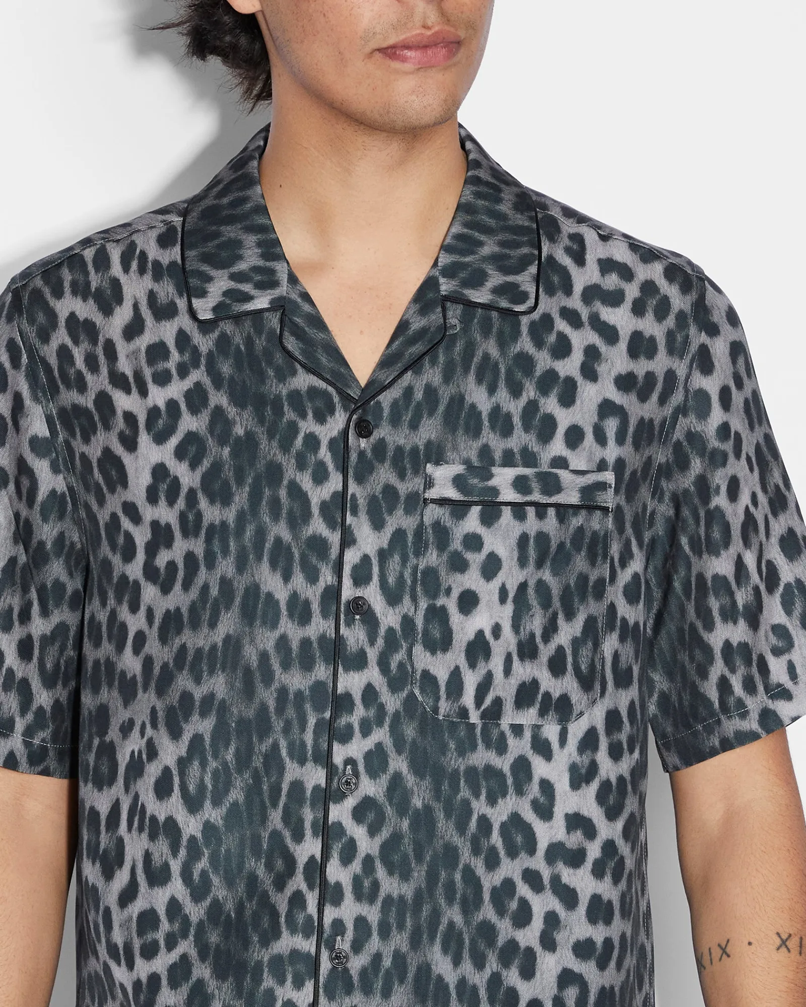 Sale Ksubi Big Kat Resort Ss Shirt Black