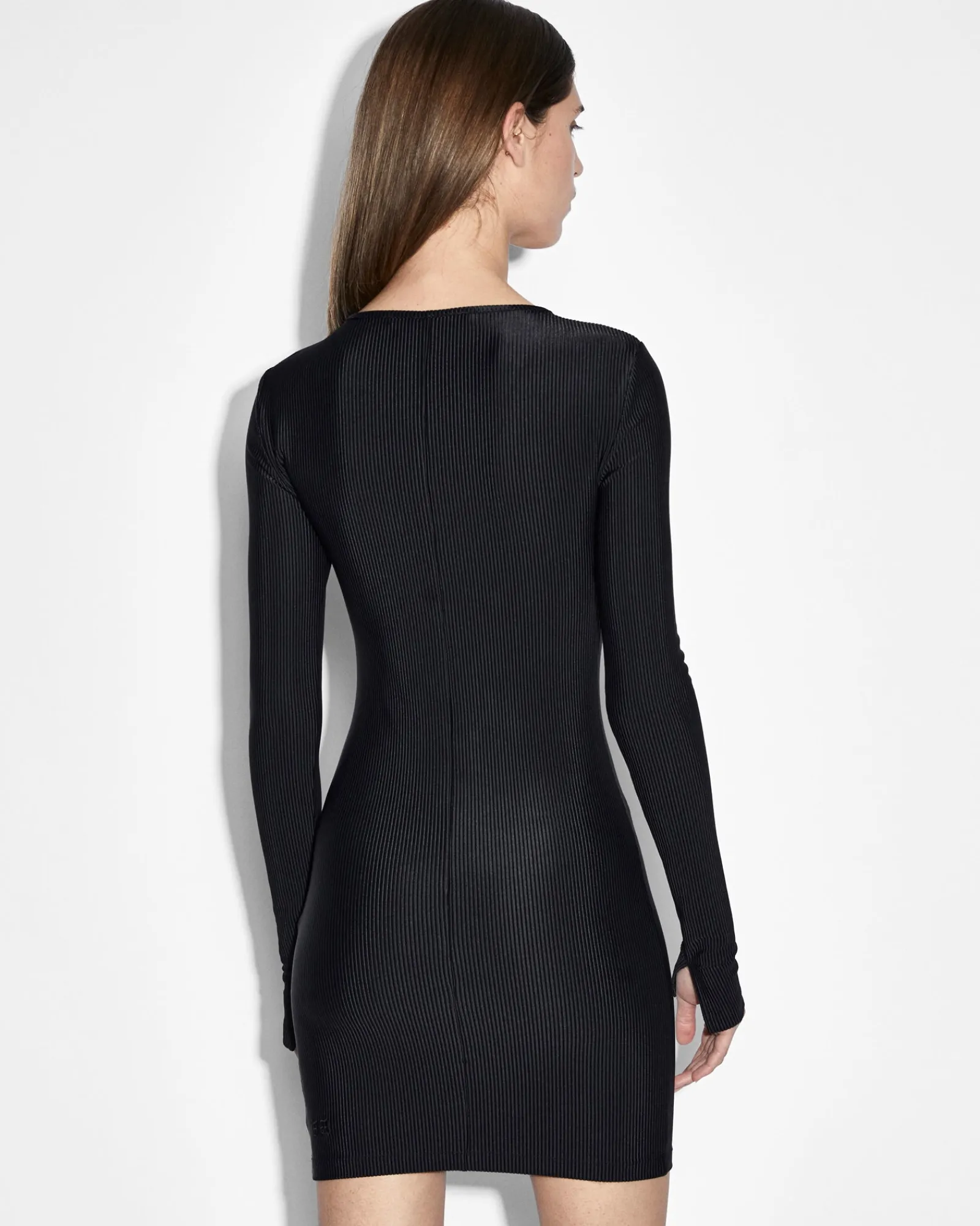 Shop Ksubi Charmed Keyhole Dress Black