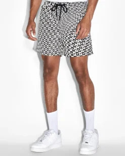 Sale Ksubi Check Out Boardshort Black