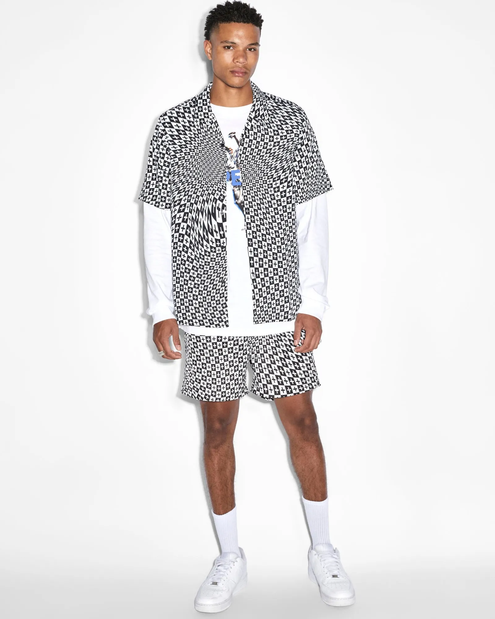 Sale Ksubi Check Out Boardshort Black