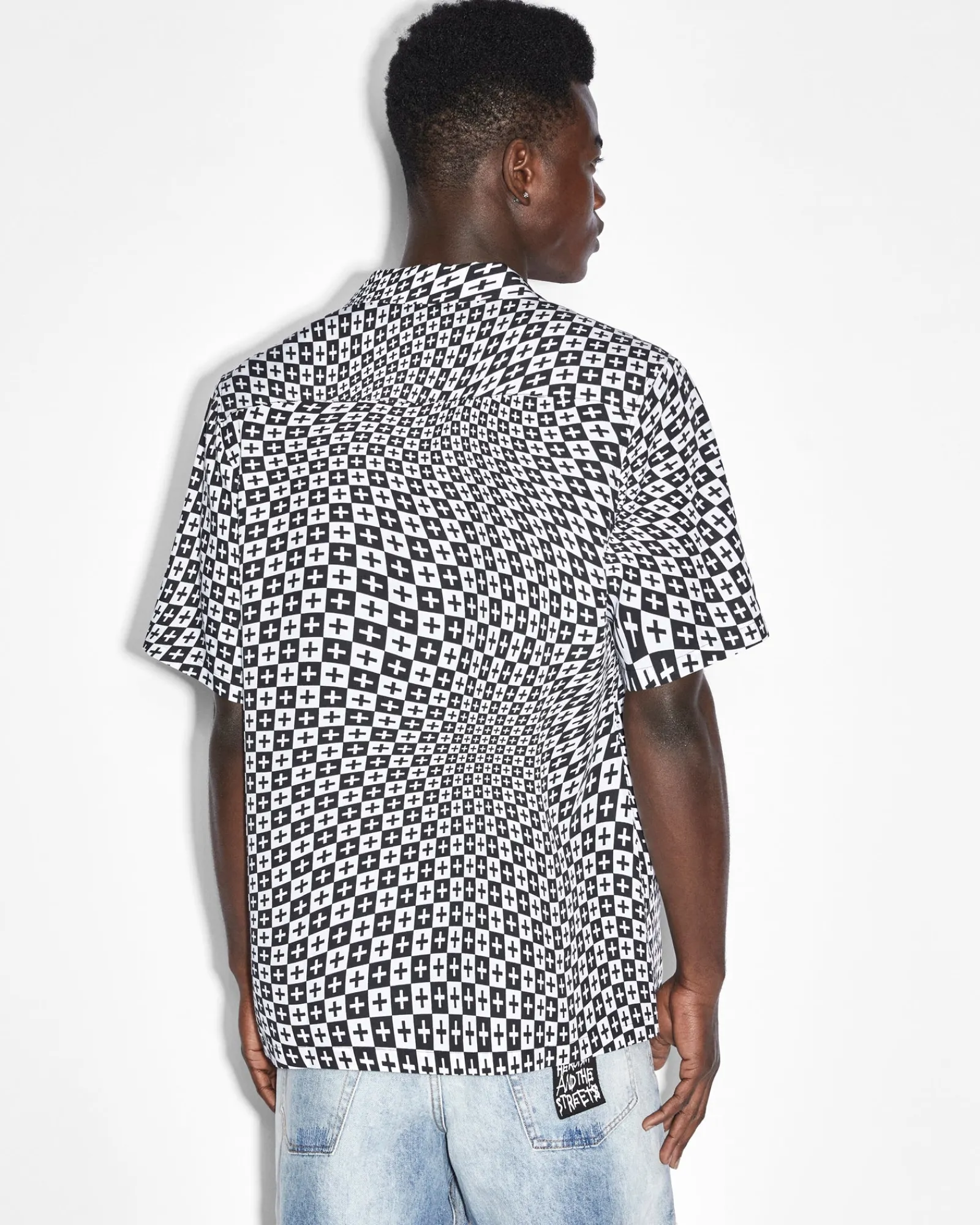Discount Ksubi Check Out Resort Ss Shirt Black