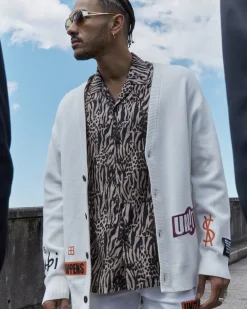 Store Ksubi Collective Cardigan White