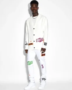 Store Ksubi Collective Cardigan White