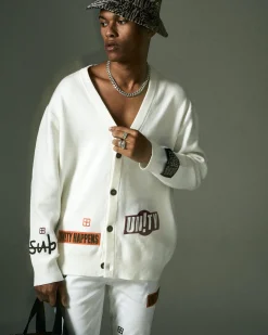 Store Ksubi Collective Cardigan White