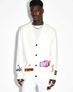 Store Ksubi Collective Cardigan White
