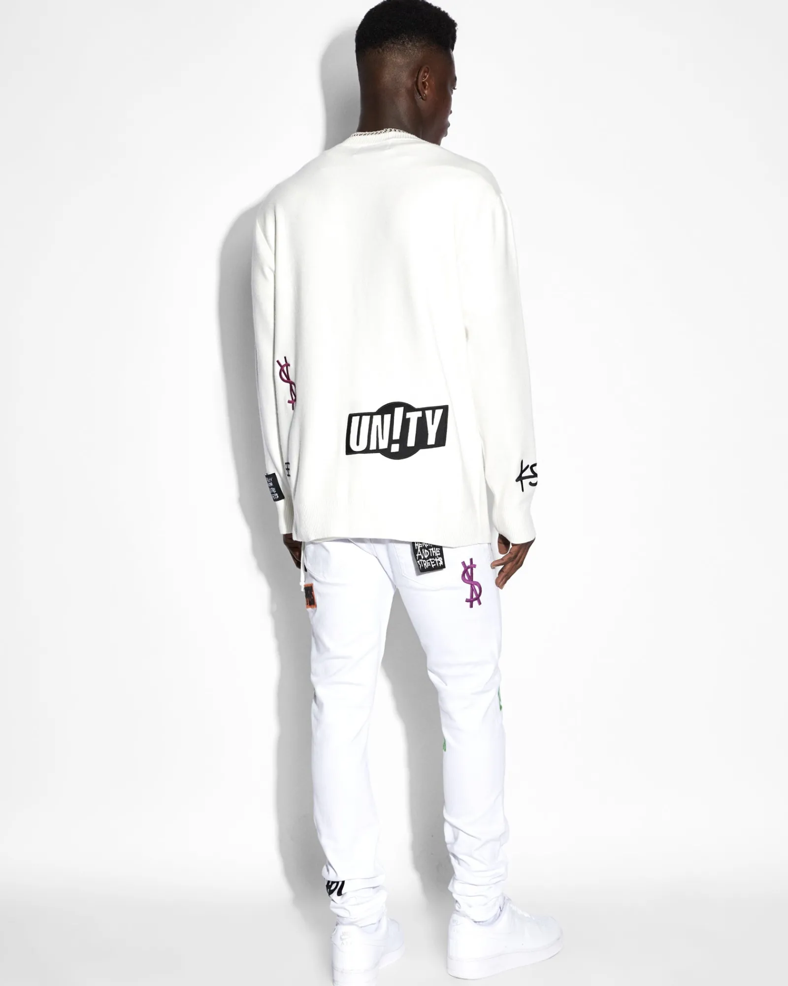 Store Ksubi Collective Cardigan White