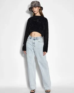 Flash Sale Ksubi Cropped Sweater Black