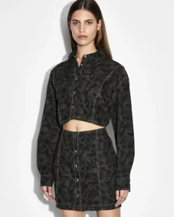 Online Ksubi Cutout Shirt Dress Camo