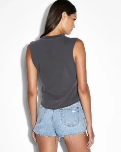 Outlet Ksubi Cyberflora Tank Charcoal