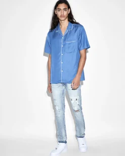 Sale Ksubi Downtown Resort Ss Shirt Atlantic