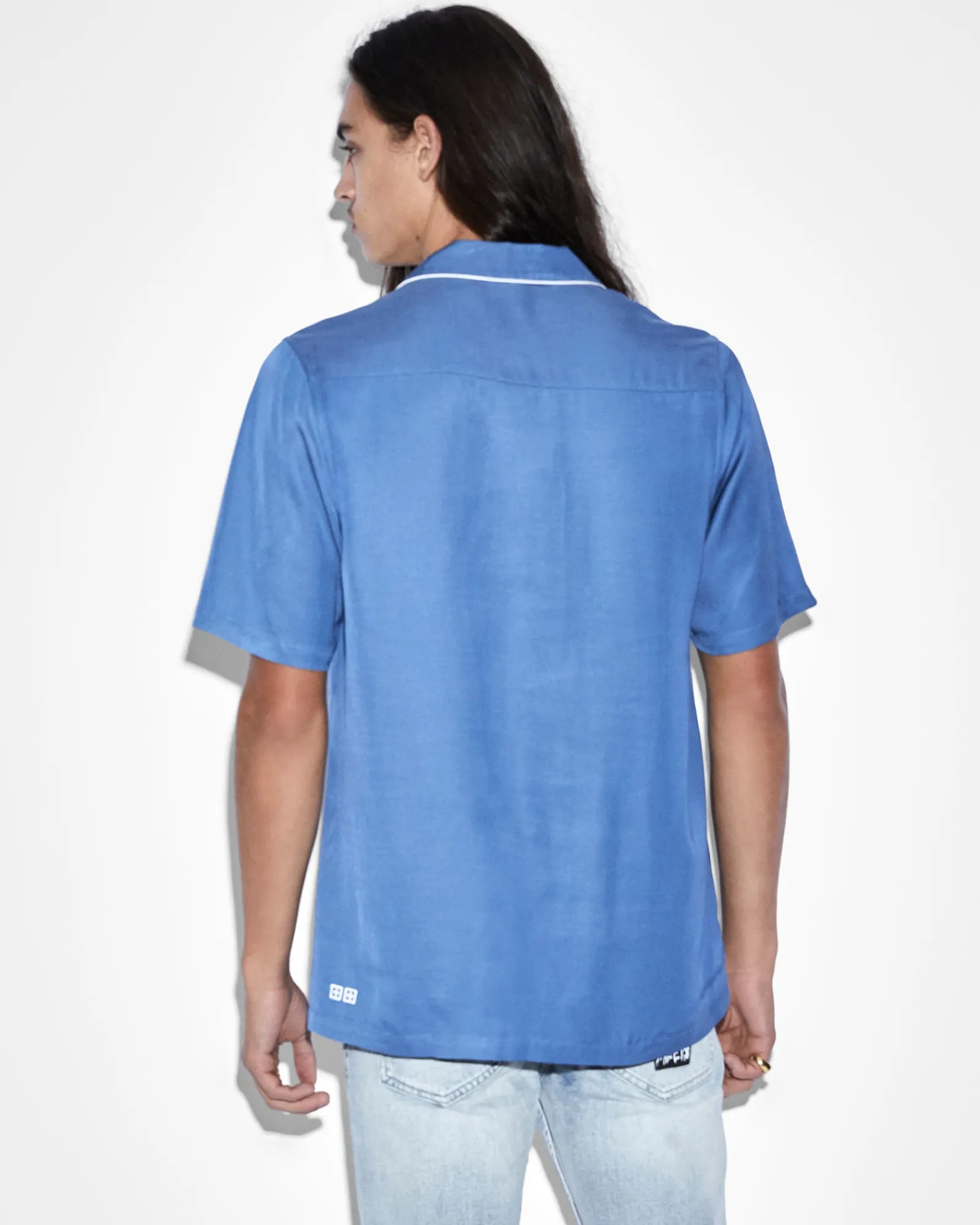 Sale Ksubi Downtown Resort Ss Shirt Atlantic