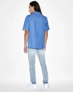 Sale Ksubi Downtown Resort Ss Shirt Atlantic