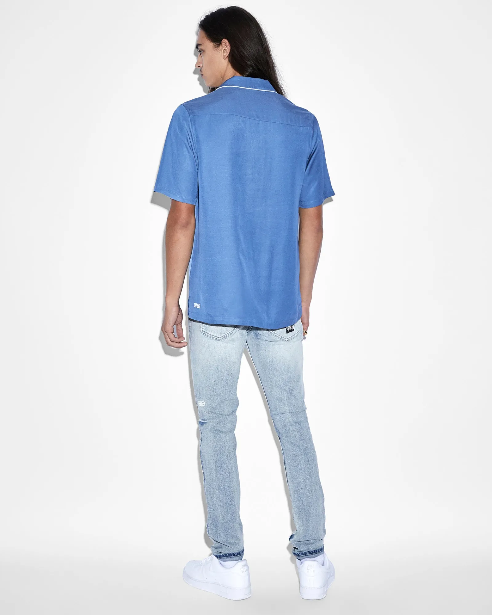 Sale Ksubi Downtown Resort Ss Shirt Atlantic