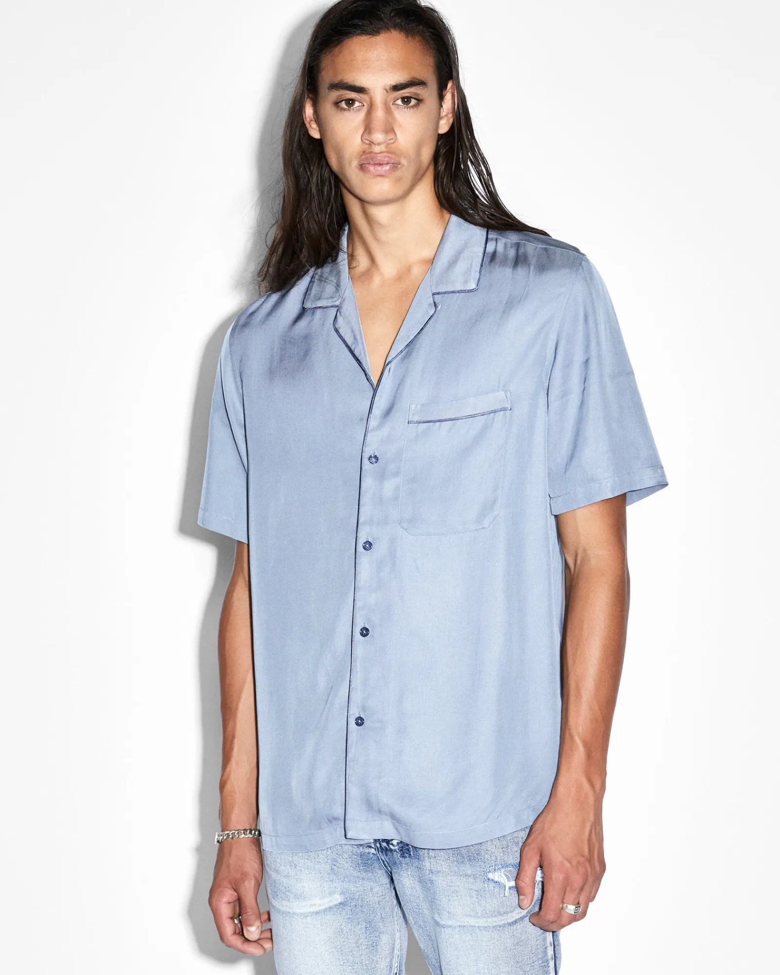 Discount Ksubi Downtown Ss Shirt Lake