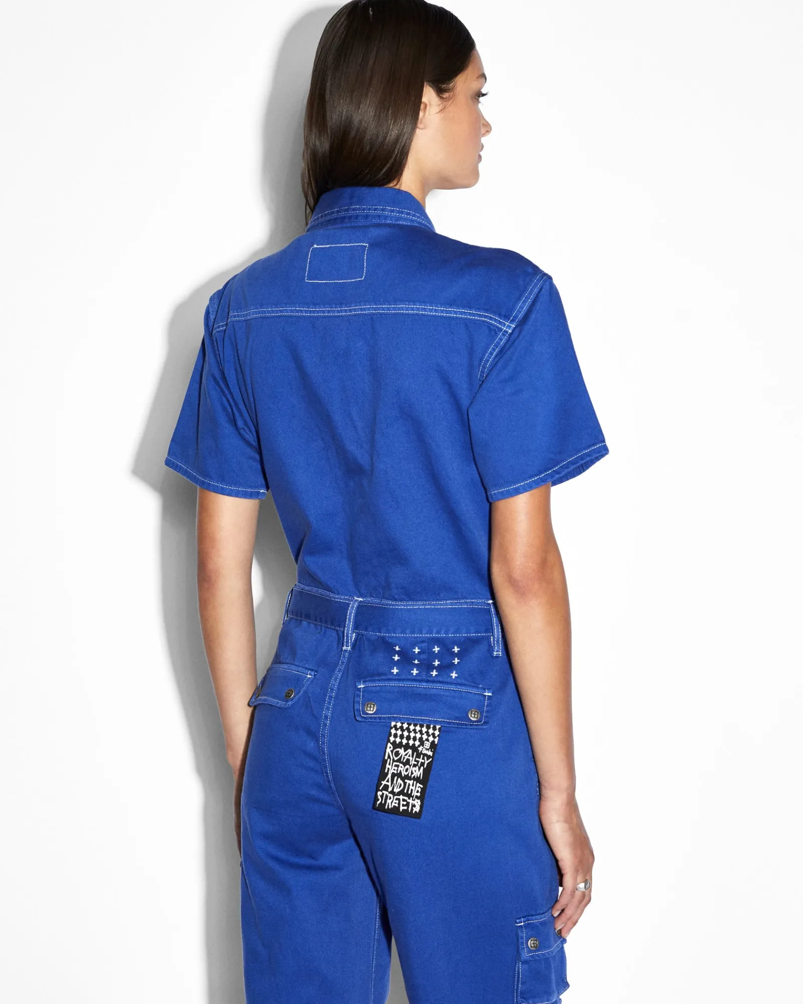 Hot Ksubi Drill Boilersuit Cobalt