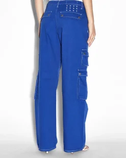 Cheap Ksubi Drill Cargo Cobalt