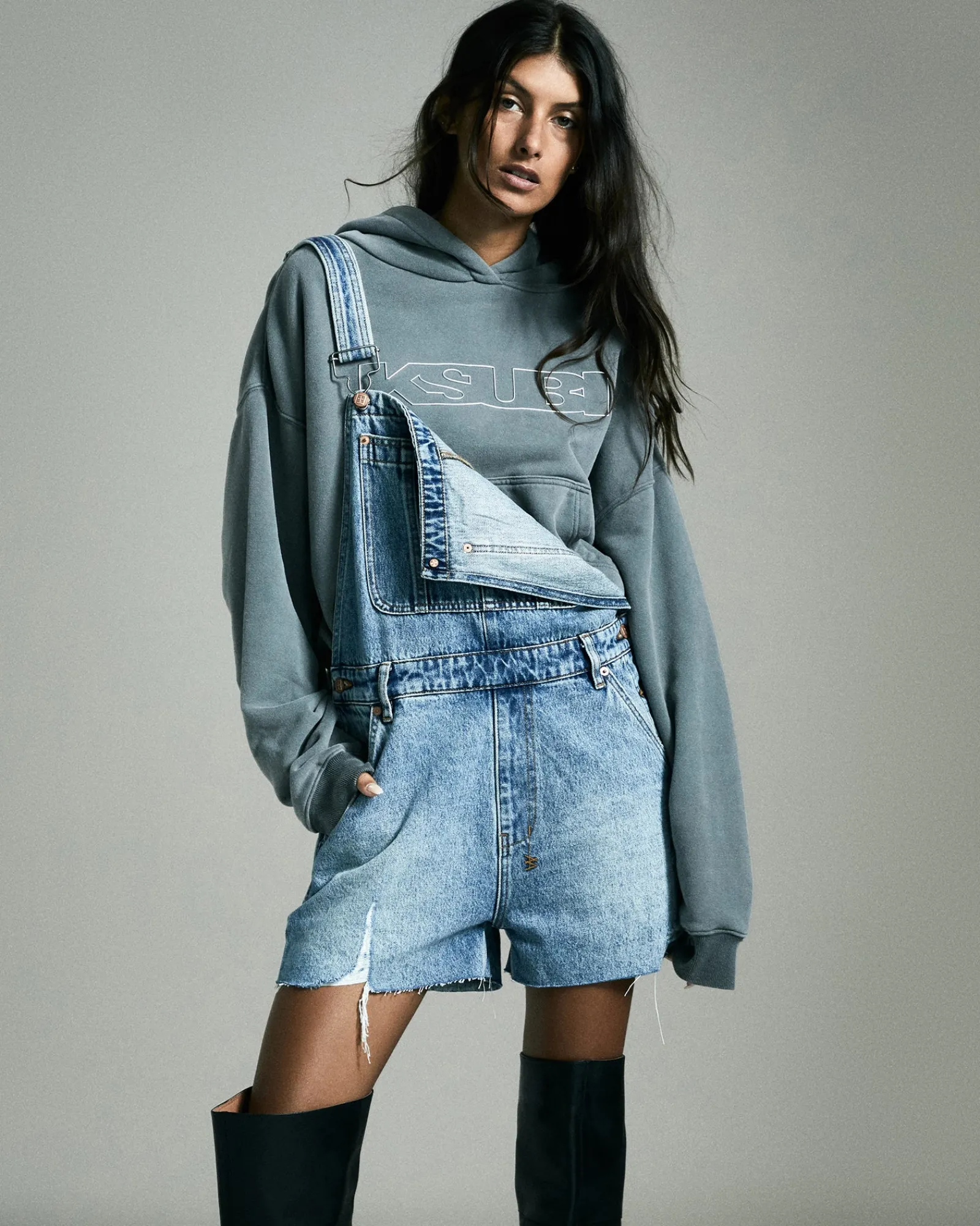 Best Ksubi Easy Cutoff Overall Lifetime Dragged