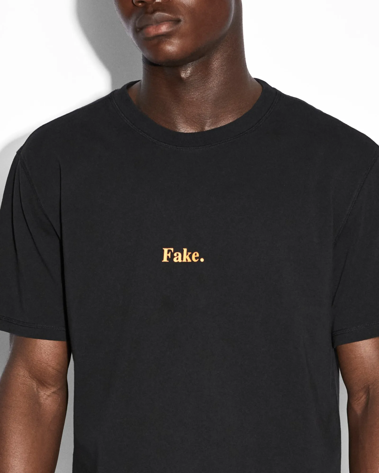 Shop Ksubi Fake Kash Ss Tee Black Orange
