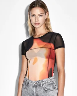 Store Ksubi Feed The Fire Mesh Ss Tee Black