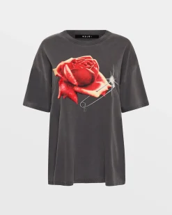 Discount Ksubi Feels Good Oh G Ss Tee Vintage Grey