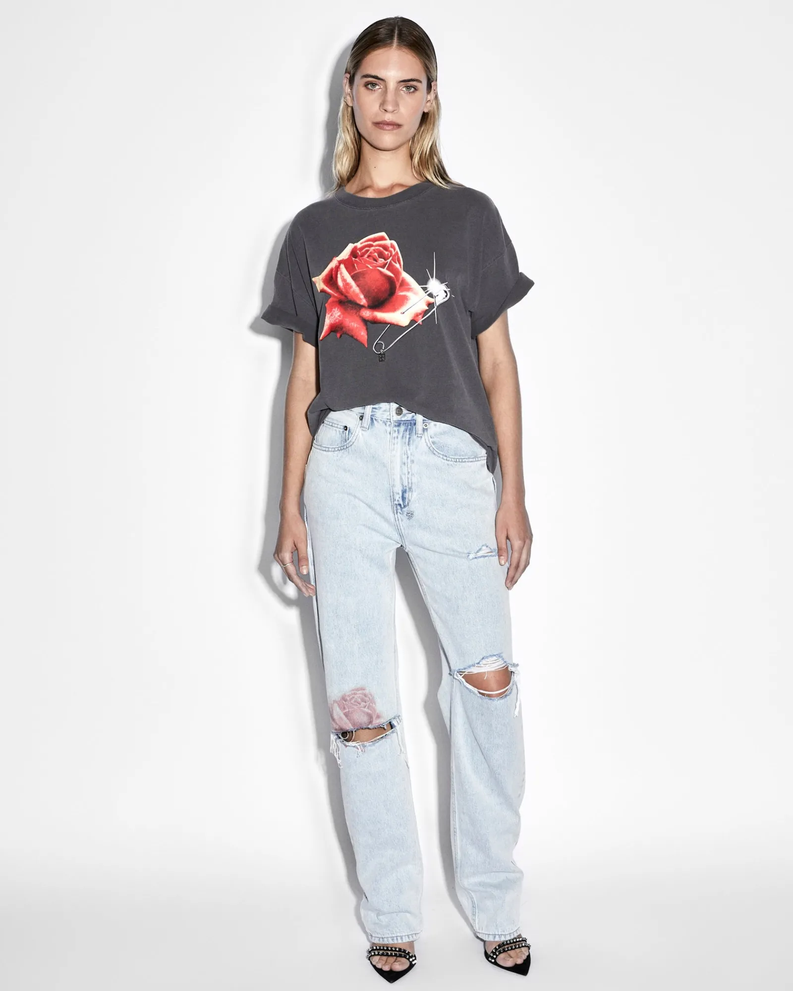 Discount Ksubi Feels Good Oh G Ss Tee Vintage Grey