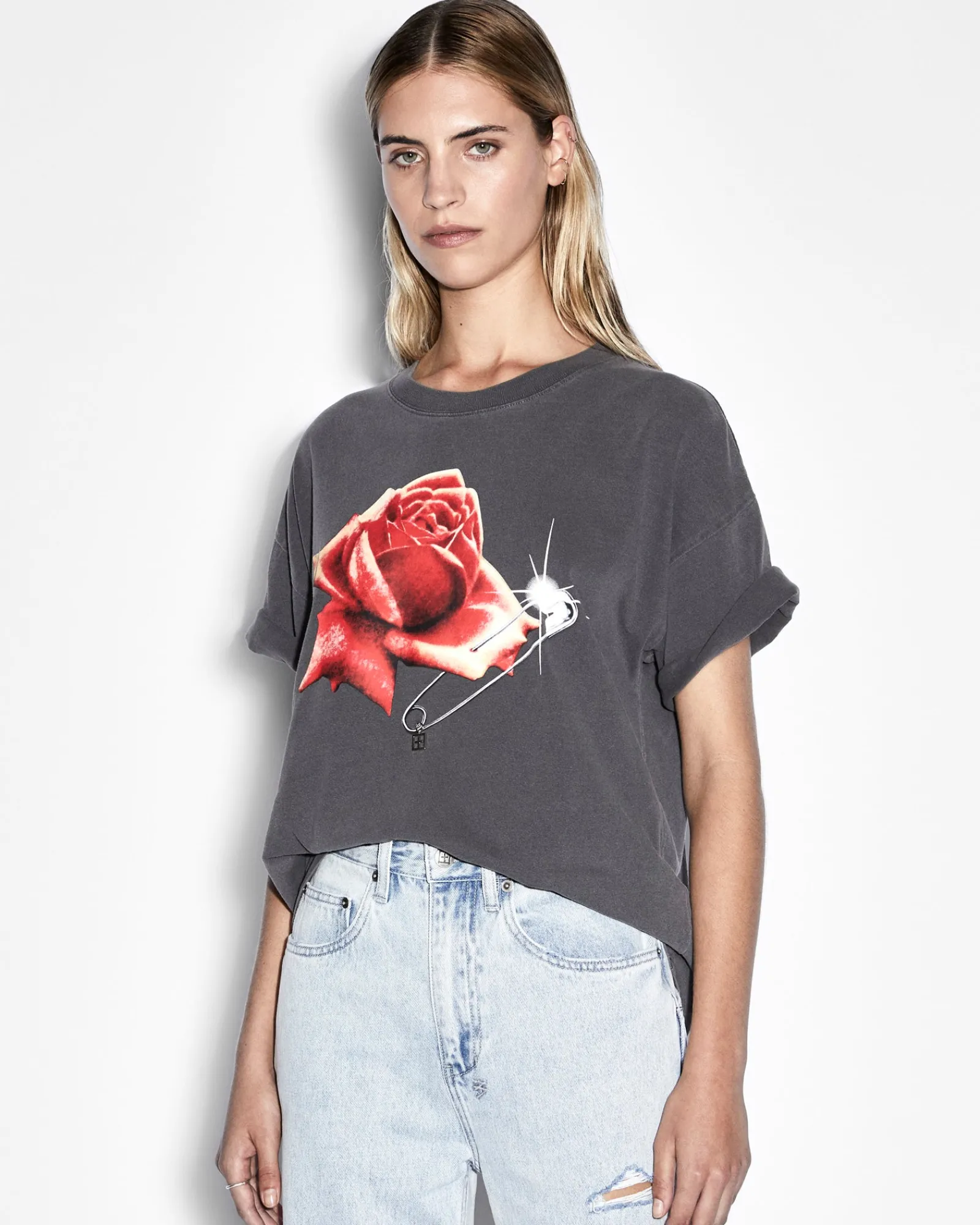 Discount Ksubi Feels Good Oh G Ss Tee Vintage Grey
